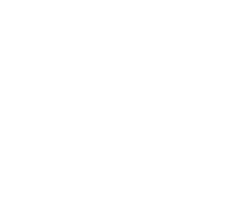 A green and white logo with an arch.